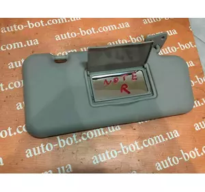 Козырек солнцезащитный правый Nissan Note E11 Козырек солнцезащитный правый Nissan Note E11